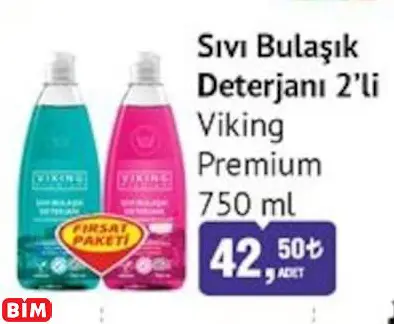 Viking Premium  Sıvı Bulaşık Deterjanı 2’Li