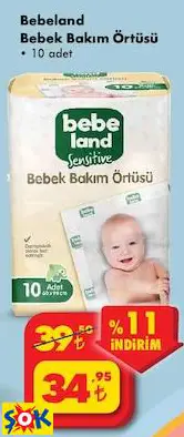 Bebeland Bebek Bakım Örtüsü