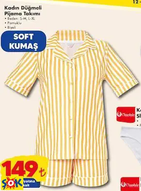 Kadın Düğmeli Pijama Takımı