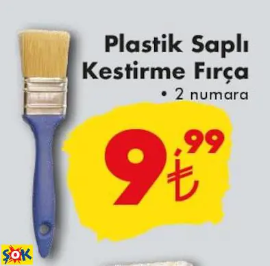 Plastik Saplı Kestirme Fırça