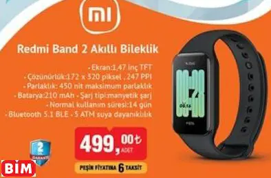 Xiaomi Redmi Band 2 Akıllı Bileklik