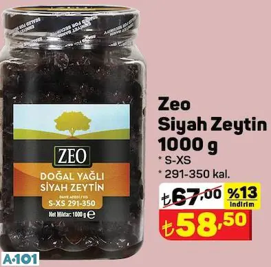 Zeo Siyah Zeytin