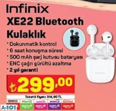 İnfinix Xe22 Bluetooth Kulaklık
