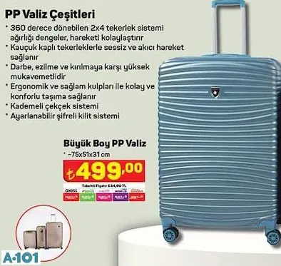 pp valiz çeşitleri