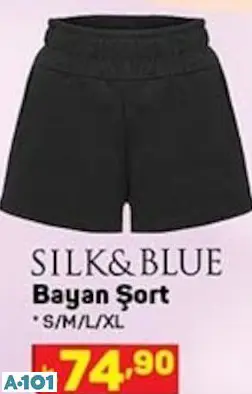 silk&blue bayan şort