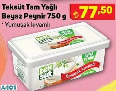 Teksüt Tam Yağlı Beyaz Peynir