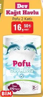 Pofu  Dev  Kağıt Havlu