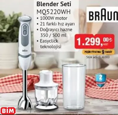 Braun Blender Seti MQ5220WH