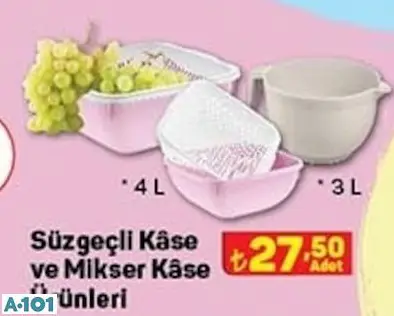 Süzgeçli Kase Ve Mikser Kase Ürünleri