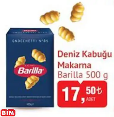 Barilla Deniz Kabuğu Makarna