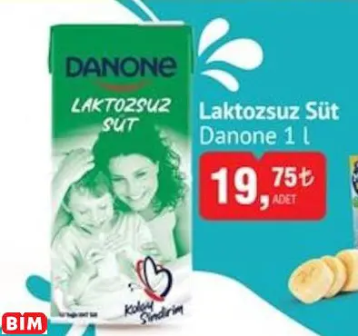 Danone  Laktozsuz Süt