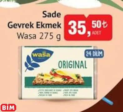 Wasa Sade Gevrek Ekmek Wasa Sade Gevrek Ekmek
