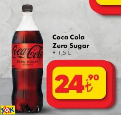 Coca Cola Sıfır Şeker 1,5L Coca Cola Sıfır Şeker 1,5L