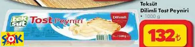 Teksüt Dilimli Tost Peyniri Teksüt Dilimli Tost Peyniri