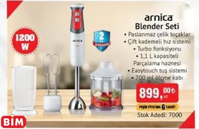 Arnica Blender Seti