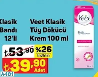 Veet Klasik Tüy Dökücü Krem