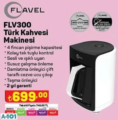 Flavel Türk Kahvesi Makinesi