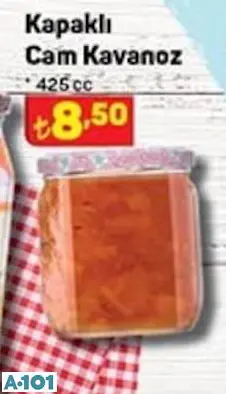 Kapaklı Cam Kavanoz -425cc