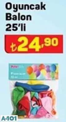 Oyuncak Balon 25'li