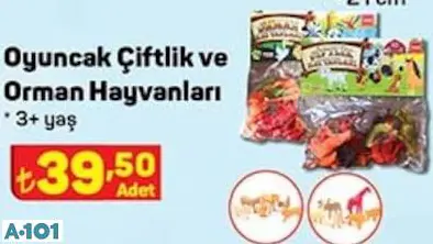 oyuncak çiftlik ve orman hayvanları