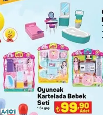 Oyuncak Kartelada Bebek Seti