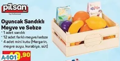 pilsan oyuncak sandıklı meyve ve sebze