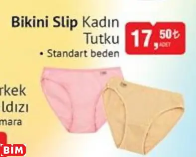 Tutku Bikini Slip Külot Kadın