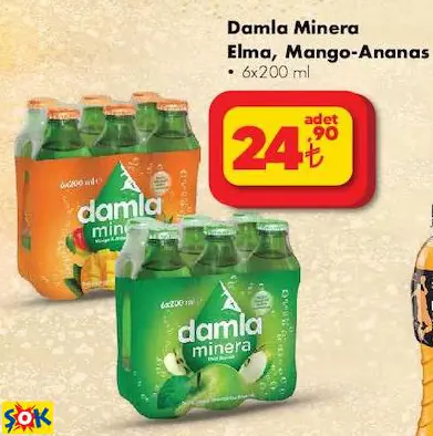 Damla Minera Elma, Mango-Ananas