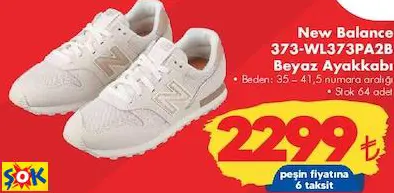 New Balance 373-WL373PA2B Beyaz Ayakkabı