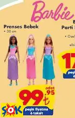 Barbie Prenses Bebek