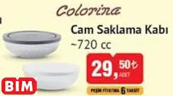 Colorina Cam Saklama Kabı ~720 Cc