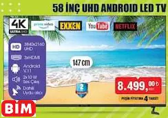 Dijitsu 58 İNÇ UHD ANDROID LED TV/Akıllı Televizyon