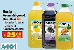 Booly Aromalı İçecek Çeşitleri / Karadut / Limonata / Ananas