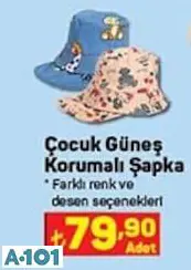 Çocuk Güneş Korumalı Şapka