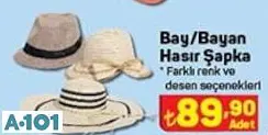 Bay/Bayan Hasır Şapka