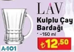 Lav Kulplu Çay Bardağı