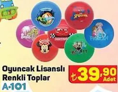 Oyuncak Lisanslı Renkli Toplar