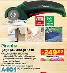 Piranha Şarjlı Çok Amaçlı Kesici