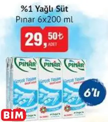 Pınar  %1 Yağlı Süt