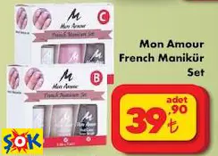 Mon Amour French Manikür Seti