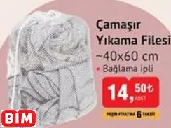 Çamaşır Yıkama Filesi