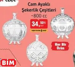 Glass İn Love Cam Ayaklı  Şekerlik Çeşitleri