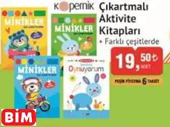 Kopernik Çıkartmalı Aktivite Kitapları