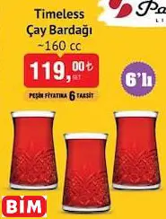 Paşabahçe Timeless  Çay Bardağı