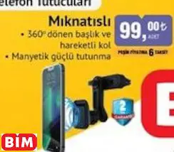 Polosmart Mıknatıslı Araç İçi Telefon Tutucu