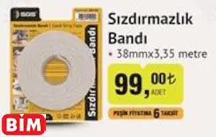 SGS Sızdırmazlık Bandı SGS Sızdırmazlık Bandı