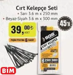 SGS Cırt Kelepçe Seti