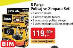 SGS 8 Parça Polisaj ve Zımpara Seti SGS 8 Parça Polisaj ve Zımpara Seti