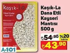 Kaşık-La Kayseri Dana Etli Mantı 500 G