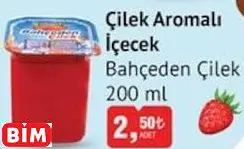 Bahçeden Çilek  Çilek Aromalı İçecek